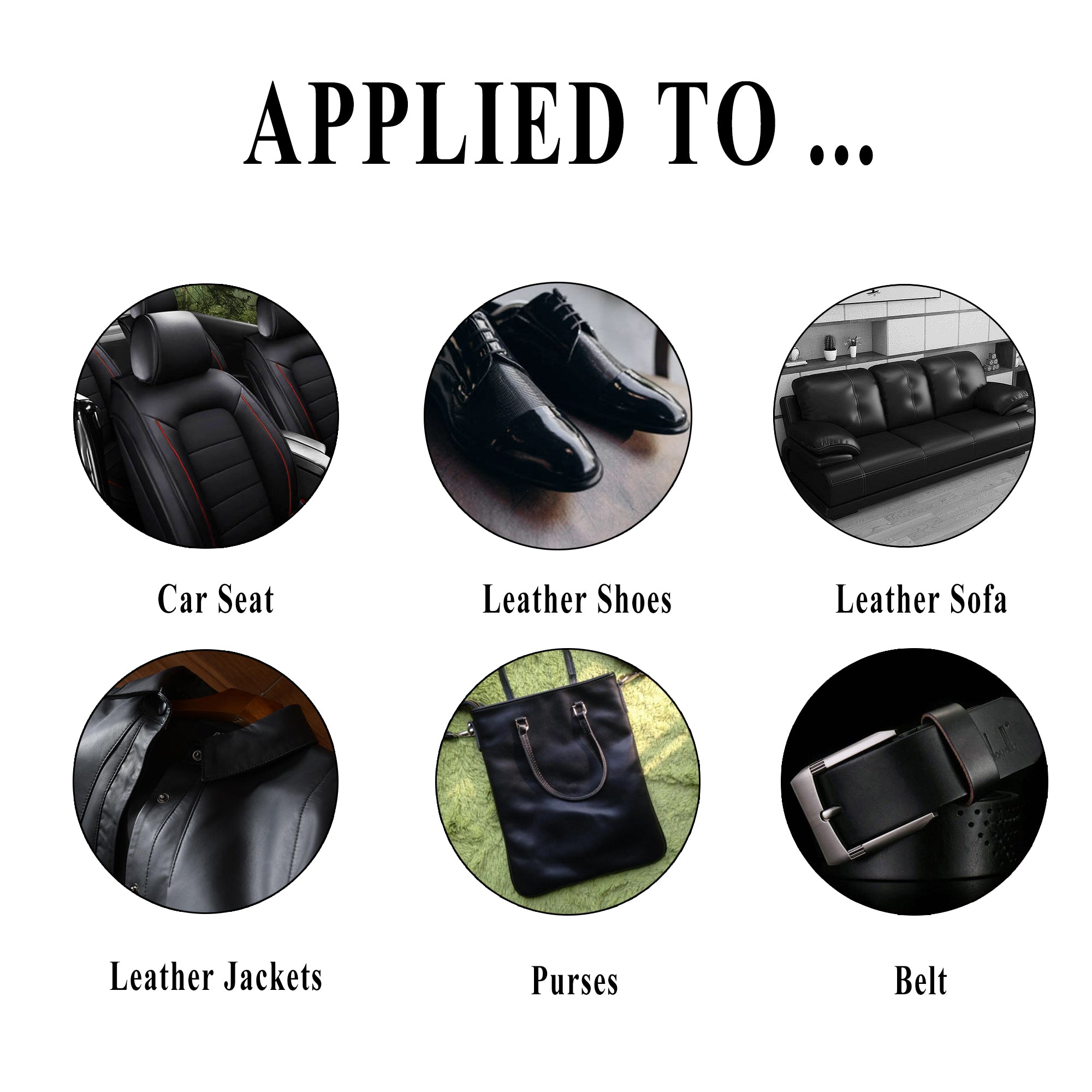 Endhokn Black Leather Repair Kit Vinyl Repair Kit-Furniture Sofa, Car Seat,  Leather Clothing, Leather Bag, Belt, Suitcase, Leather Gloves and Other