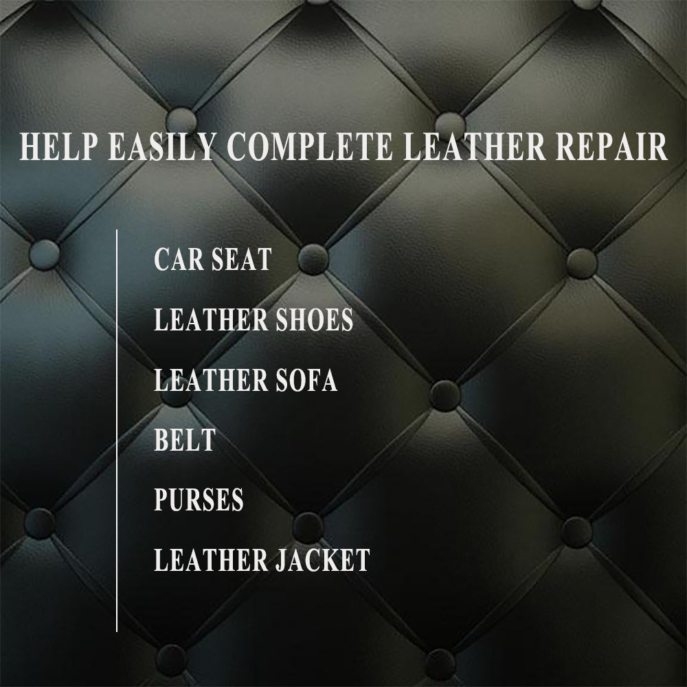 Endhokn Black Leather Repair Kit Vinyl Repair Kit-Furniture Sofa, Car Seat,  Leather Clothing, Leather Bag, Belt, Suitcase, Leather Gloves and Other